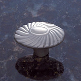 JVJ Satin Nickel Oval Door Knob 1 9/16" - 69546