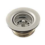 Kingston Brass K461BPN Tacoma Stainless Steel Bar Sink Duo Basket Strainer, Polished Nickel