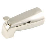 Kingston Brass K189A6 5-1/4 Inch Zinc Tub Spout with Diverter, Polished Nickel