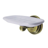 Kingston Brass BA2715AB Milano Wall-Mount Soap Dish, Antique Brass