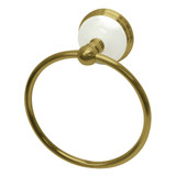 Kingston Brass BA1114BB Victorian Towel Ring, Brushed Brass