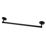 Kingston Brass BA312MB Classic 18-Inch Towel Bar, Matte Black