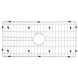 Kingston Brass Gourmetier GKFAWR3318 Arcticstone 29 Inch X 14 Inch Kitchen Sink Grid, Brushed