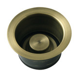 Kingston Brass BS2003 Extended Waste Disposer Flange & Stopper - Antique Brass