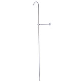 Kingston Brass CCR601 Vintage Shower Riser and Wall Support, Polished Chrome