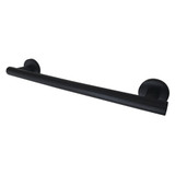 Kingston Brass GBS1416CS0 Berwyn 16" Grab Bar, 1-1/4" O.D, Matte Black