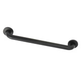 Kingston Brass DR514180 Meridian 18-Inch Decorative ADA Grab Bar, Matte Black