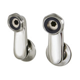 Kingston Brass Aqua Vintage AE3SE6 Swivel Elbows for Tub Faucet, Polished Nickel