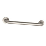 Kingston Brass DR514168 Meridian 16" x 1-1/4" O.D Grab Bar, Brushed Nickel