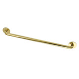 Kingston Brass GLDR814362 Silver Sage 36-Inch X 1-1/4-Inch OD ADA Grab Bar, Polished Brass