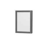 Wyndham WCS141436SKGCXSXXMED Sheffield 36 Inch Single Bathroom Vanity in Dark Gray, No Countertop, No Sink, and Medicine Cabinet