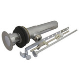 Kingston Brass KB1007 Brass Pop-up Drain Assembly - Brushed Nickel/Polished Chrome