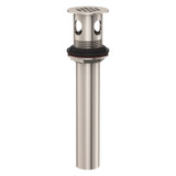Gerber DA505084BN 1 1/4" Metal Grid Strainer Assembly With Overflow - Brushed Nickel