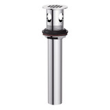 Gerber 1 1/4" Metal Grid Strainer Assembly With Overflow - Chrome - DA505084