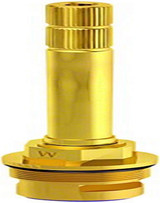 Gerber Brass Ceramic Disc Cartridge Hot Side Round Spline For Mini Widespread - DA507871W