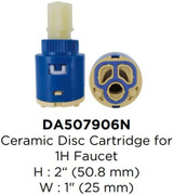 Gerber Ceramic Disc Cartridge For Single Handle Faucet 25mm - DA507906N