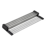 Ruvati Stainless Steel and Silicone Foldable Drying Rack for RVG2310 Workstation Sink - RVA1391