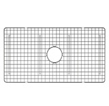 Ruvati 27 x 17 inch Stainless Steel Bottom Rinse Grid for RVL2100WH Fireclay Kitchen Sink - RVA621009