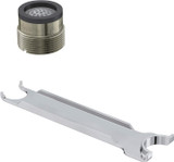 Gerber Aerator Kit 0.5 GPM Spray Tom Thumb Male - Brushed Nickel - DA613093NBN