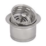 Ruvati Extended Garbage Disposal Flange with Deep Basket Strainer for Kitchen Sinks - Stainless Steel - RVA1049ST