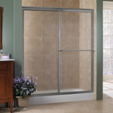 Foremost TDSS5270-OB-BN Tides Framed Sliding Shower Tub Door 52" W x 70" H with Obscure Glass - Brushed Nickel