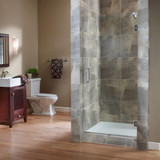 Foremost MRCFLSD3-CL-OR Marina Frameless Swing Shower Door 36" W x 72" H with Clear Glass - Oil Rubbed Bronze