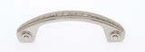 JVJ Polished Nickel 3" C/C English Rope Door Pull - 60116