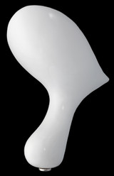 Cheviot 2148-WW-7-WH REGENCY Cast Iron Bathtub with Faucet Holes - 61" x 31" x 29" w/ White Feet