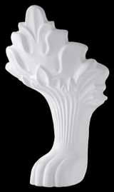 Cheviot 2150-WW-6-WH REGENCY Cast Iron Bathtub with Lion Feet and Faucet Holes - 61" x 31" x 29" w/ White Feet