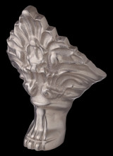 Cheviot 2161-WW-BN CARLTON Cast Iron Bathtub with Continuous Rolled Rim - 70" x 32" x 26" w/ Brushed Nickel Feet