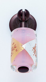 JVJ Old World Bronze 30 mm (1 3/16") Pendant Drop Door Pull - Opaque With Gold and Silver - 48712
