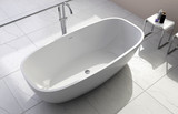 Cheviot GIORGIO Solid Surface Free-Standing Bathtub - 67" x 27" x 21.5" - 4111-WW