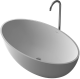 Cheviot PIETRO Solid Surface Free-Standing Bathtub - 69.25" x 40.5" x 21.75" - 4121-WW