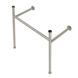 Kingston Brass Fauceture VPB28148 Hartford Stainless Steel Console Sink Legs, Brushed Nickel - 28 1/2 x 15 3/8 inches