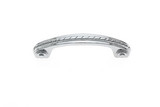JVJ Chrome 3" C/C Zinc English Rope Door Pull - 44726