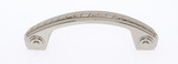 JVJ 44716 Polished Nickel 3" C/C Zinc English Rope Door Pull - 44716JVJ