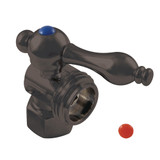 Kingston Brass CC13005 1/2" IPS X 3/4" Hose Thread Washing Machine Valve, Oil Rubbed Bronze