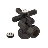 Kingston Brass CC44405X 1/2" IPS X 1/2" OD Comp Angle Stop Valve, Oil Rubbed Bronze