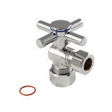 Kingston Brass CC54401DX Concord 5/8" x 1/2" O.D. Comp, Quarter Turn Angle Stop Valve, Polished Chrome