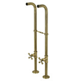 Kingston Brass CC266S3AX Freestanding Supply Line Package, Antique Brass