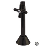 Kingston Brass CC83255X 1/2" Sweat x 3/8" OD Comp Straight Shut-Off Valve with 5" Extension, Oil Rubbed Bronze