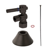 Kingston Brass CC53305DLTKF20 Modern Plumbing Toilet Trim Kit, 5/8" x 3/8" O.D. Comp, Oil Rubbed Bronze