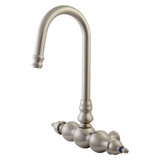 Kingston Brass ABT300-8 Vintage Gooseneck Faucet, Brushed Nickel