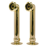 Kingston Brass  Aqua Eden AE6RS2 6-Inch Deck Mount Riser for Leg Tub Filler, Polished Brass