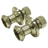 Kingston Brass  AEU4108 Aqua Vintage 1-3/4-Inch Wall Union Extension, Brushed Nickel