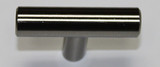 JVJ Stainless Steel Finish 48 mm (1.89") O/A Bar Door Knob - 89032