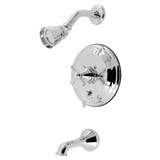 Kingston Brass KB36310EX Single-Handle Tub and Shower Faucet, Polished Chrome