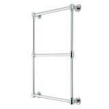 Kingston Brass DTM322431 Gallant 24-Inch x 32-Inch Wall Mount Towel Rack, Polished Chrome