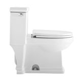 Swiss Madison SM-1T114 Voltaire One-Piece Elongated Toilet Side Flush 1.28 gpf - Glossy White Swiss Madison SM-1T114 Voltaire One-Piece Elongated Toilet Side Flush 1.28 gpf - Glossy White
