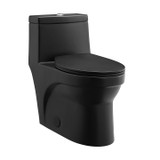 Swiss Madison SM-1T118MB Virage One-Piece Elongated Toilet Vortex Dual-Flush 1.1/1.6 gpf - Matte Black Swiss Madison SM-1T118MB Virage One-Piece Elongated Toilet Vortex Dual-Flush 1.1/1.6 gpf - Matte Black